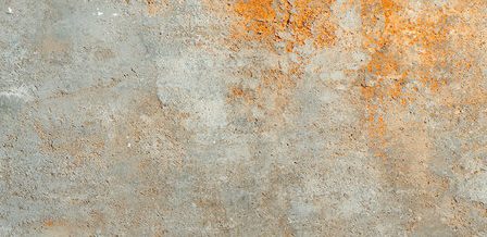 Rust stain on concrete Orange or brown stain on concrete is rust.